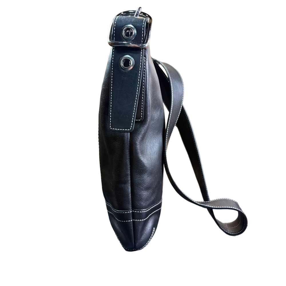 COACH Legacy Soho Vintage Slim Shoulder Duffle Hobo Convertible Leather Bag - Picture 6 of 15